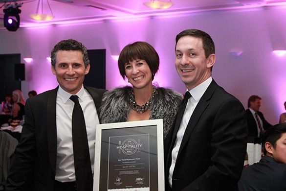 (Left to right) Dan Bisa, Director; Dion Bisa, Conference & Events Manager and Todd Handy, General Manager