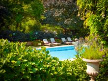 Summer in the country, the outdoor pool at Chewton Glen