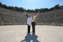 Lyndey & Blair performing at Epidavros