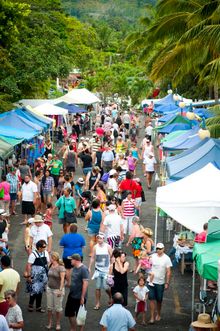 Saturday at Punanga Nui Market, Rarotonga