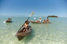 Kayaking Muri Lagoon, Rarotonga