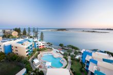 The view from BreakFree Grand Pacific Caloundra