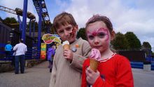 Facepainting at Flambards
