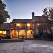 Casda Sebastiani, homes of the famed Sebastiani wine family, located in Sonoma California.