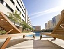 Residencia Villa Universitaria comes complete with gym and sports facilities