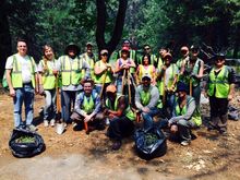 The Travel Corporation's Employees Volunteers at Yosemite National Park