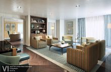 The living room in a Gate Suite at The London West Hollywood