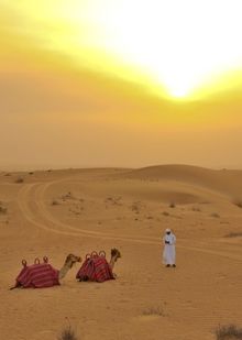 A Bedouin breakfast with Raffles Dubai