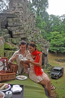 A Champagne Breakfast at Angkor Thom with Raffles Grand Hotel d’Angkor
