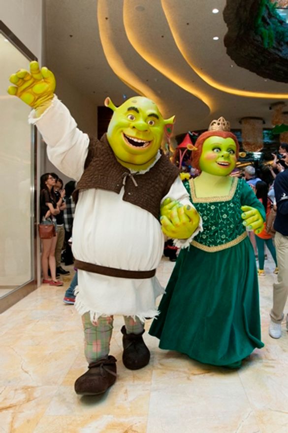 The DreamWorks Animation All-Star Parade makes its rounds daily at 3 p.m. at Shoppes at Cotai Central, where the characters and 