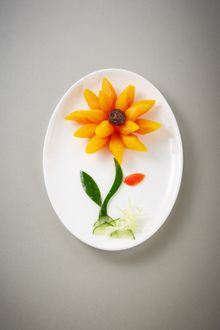 Stewed Pumpkin with preserved plum