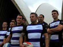 Sydney Convicts Rugby Union Team, hosts of the Bingham Cup at the Sydney Opera House
