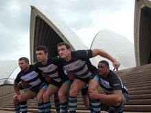 Sydney Convicts Rugby Union Team, hosts of the Bingham Cup at the Sydney Opera House