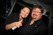 Belinda Novicky, Executive Officer and Cameron Marshall, ABC Radio