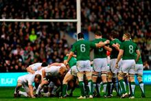 Game of rugby at Twickenham
