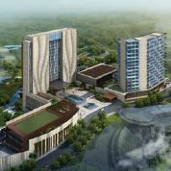 The Ritz-Carlton, Mission Hills rendering of arial view