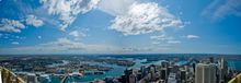 panoramic view from Sydney Tower Eye