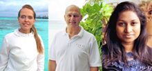 Elza Artiaga, Georgios Papazoglou and Shafa Shabeer