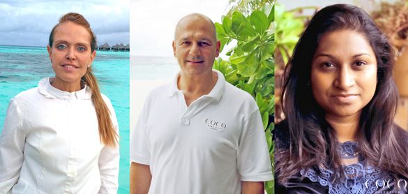 Elza Artiaga, Georgios Papazoglou and Shafa Shabeer