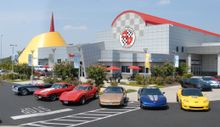 Corvette generations at the National Corvette Museum in Bowling Green, Ky. 