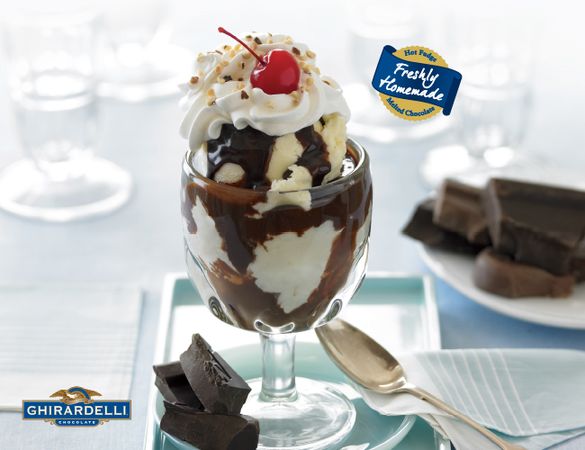 Ghirardelli Ice Cream Sundae