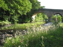 The River Derwent at Blanchland