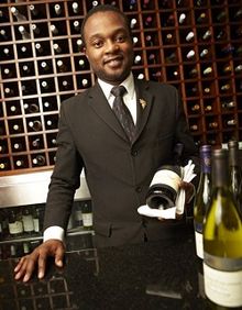 Sommelier Gregory Mutambe
