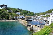 The Cobbles, Polperro (view of village)