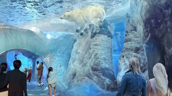 Journey to Churchill - Enjoy unique views of polar bears and seal swimming overhead as you pass through the Sea Ice Passage