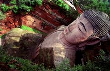 Buddha statue, Sichuan, China