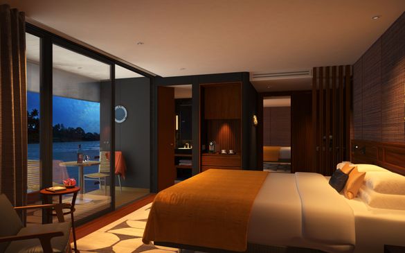 Design suite with balcony (double set)