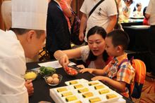 Kids were recognizing the Superfood under the guidiance of chef and parent