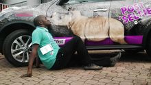 Post a Selfie with  First Car Rental's Rhino Orphanage Nissan Juke and win