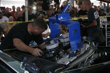 Engine Swap Challenge at Holley LS Fest at Beech Bend Raceway in Bowling Green, Ky. 