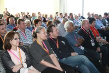 Delegates attending keynote presentations at BWA Convention