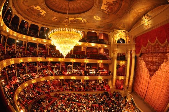 Modeled after Milan’s La Scala opera house, Philadelphia’s 1865 Academy of Music is a performing and architectural landmark on t