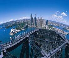 Views from the Sydney Harbour Bridge