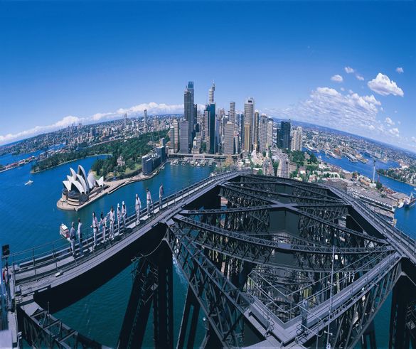 Views from the Sydney Harbour Bridge