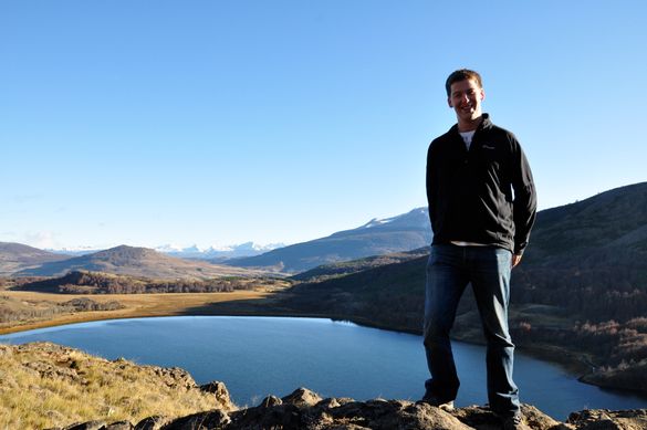 Head of the Americas & Antarctica, Olie Lever in Chilean Patagonia