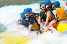 Rafting fun for kids at Penrith Whitewater stadium