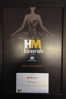 TFE Hotels' Adina Bondi Beach Named Best New Hotel: Travelodge Docklands Melbourne Highly Commended as Economy Property at HM Awards