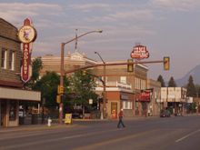 Downtown Cody, Wyoming features a Western flair with year-round appeal