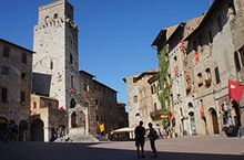 San Gimignano in Tuscany Via Francigena