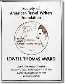 Lowell Thomas Award