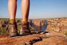Hiking to King George Falls, The Kimberley, Western Australia