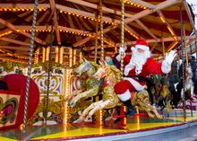 Santa on the Carousel at the Kent & East Sussex Railway