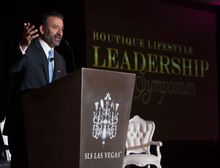 Arash Azarbarzin, President SBE Hotels, Keynoted the Symposium