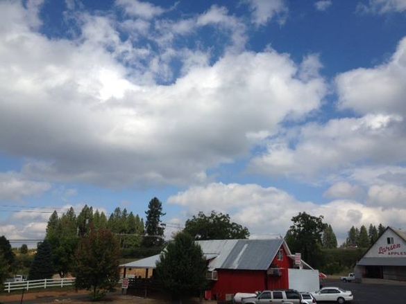 The King Fire in in Northern California (El Dorado County) is not affecting the air quality of the Apple Hill ® (registered R) F