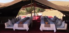 Dining Berber Style - Marrakesh Desert New Year Retreat