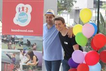 Craig Smith (GM, Peppers Broadbeach) & Thomas Luck (Front Office Manager, Peppers Broadbeach) at the Bound Round Peppers Broadbe